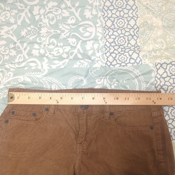 J. Crew Brown Skinny Corduroy Pants Vintage Matchstick City Fit - Picture 7 of 9